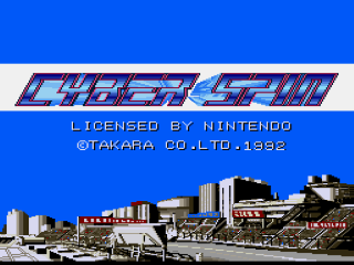 Shinseiki GPX title screen for Super Famicom